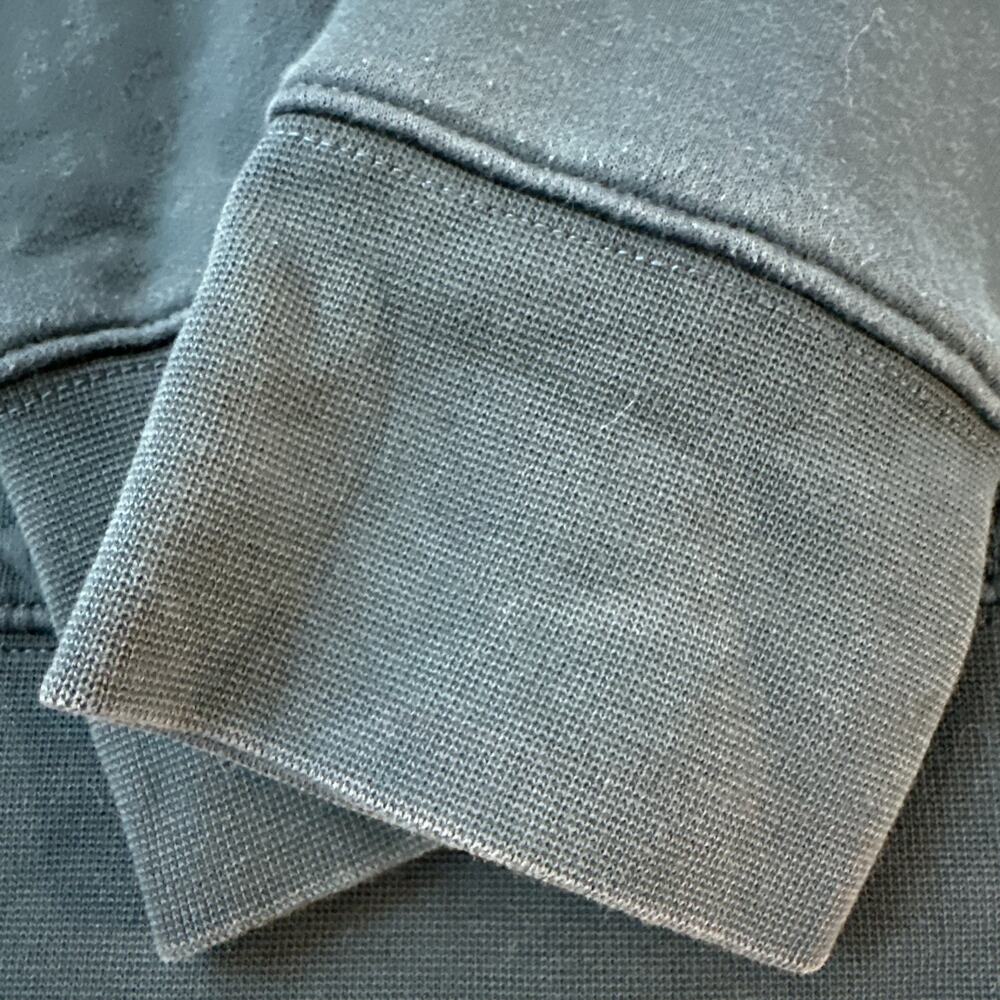 L.L. Bean Diamond Quilted 1/4 Zip Teal Women's Sweatshirt with Pockets XS - Picture 13 of 16